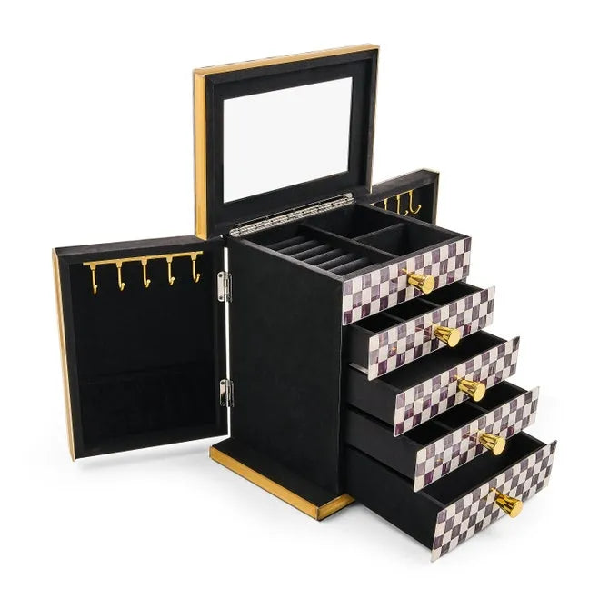 Courtly Check Jewelry Armoire