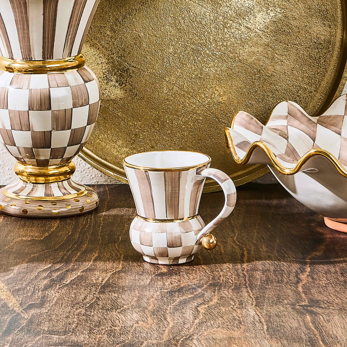 Courtly Check Ceramic Mug