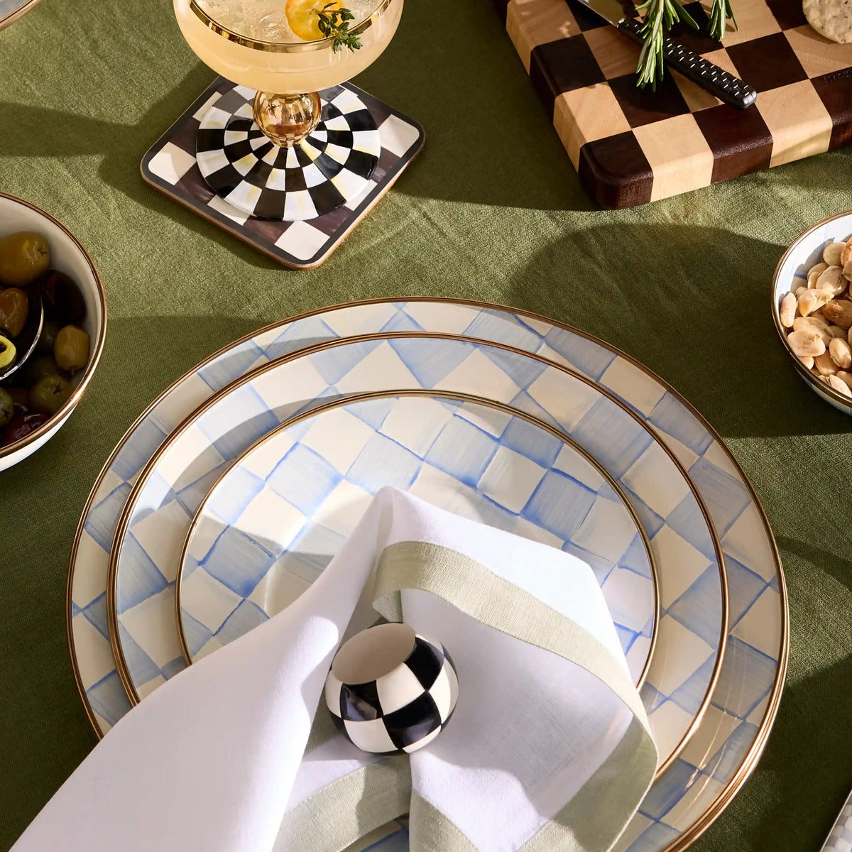 Courtly Check Bistro Flatware 5 Piece Place Setting