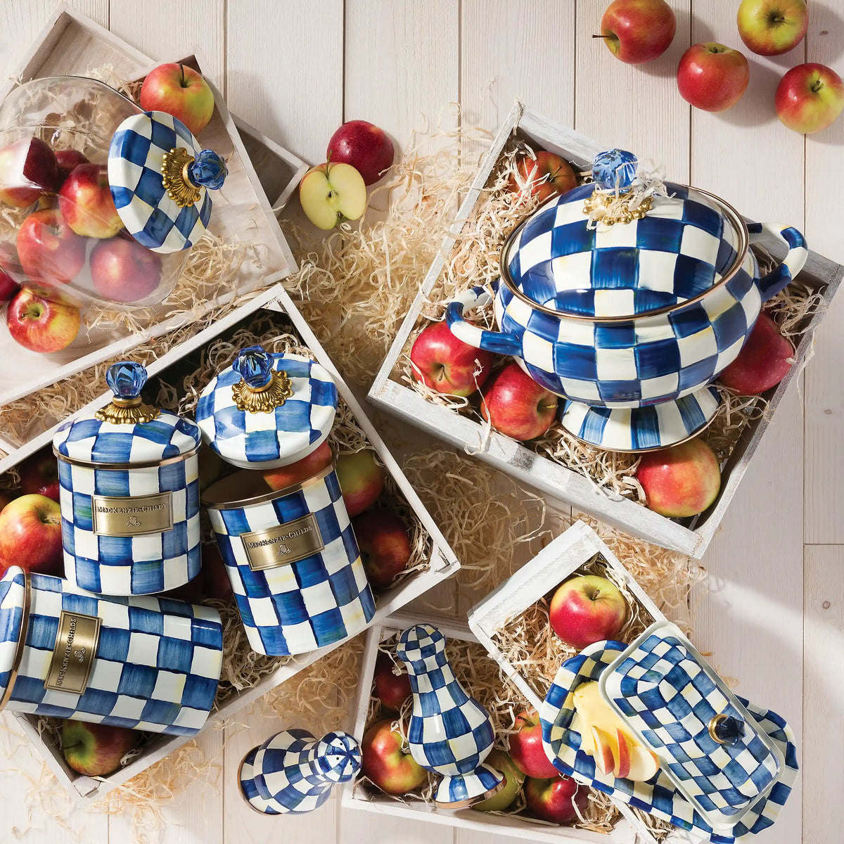 Violet Check Butter Box