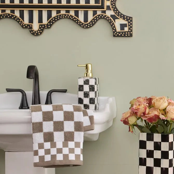 Courtly Check Capiz Soap Pump