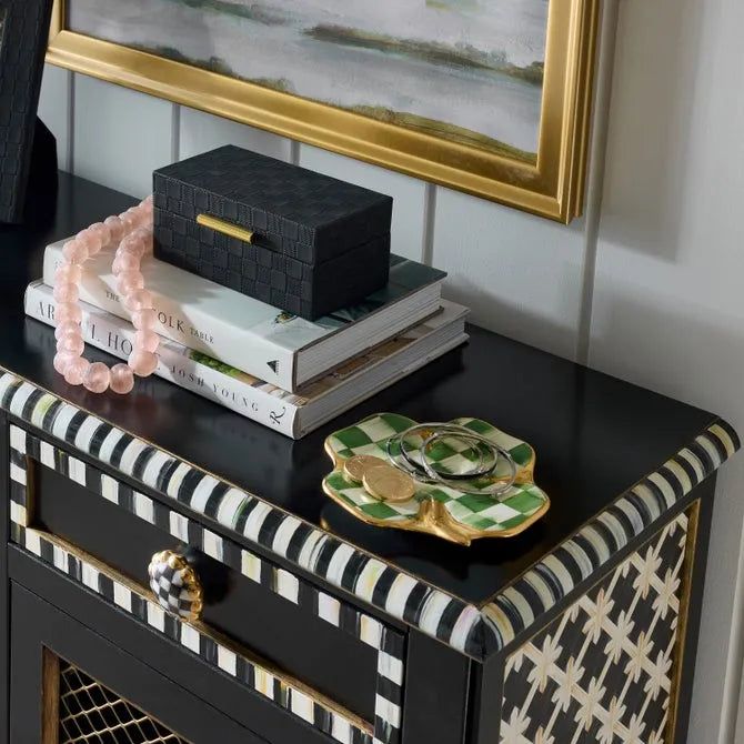 Courtly Criss-Cross Small Cabinet