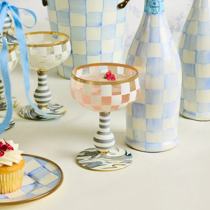 Carnival White Coupe Glass