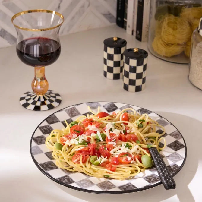 Courtly Check Farmhouse Salt & Pepper Set