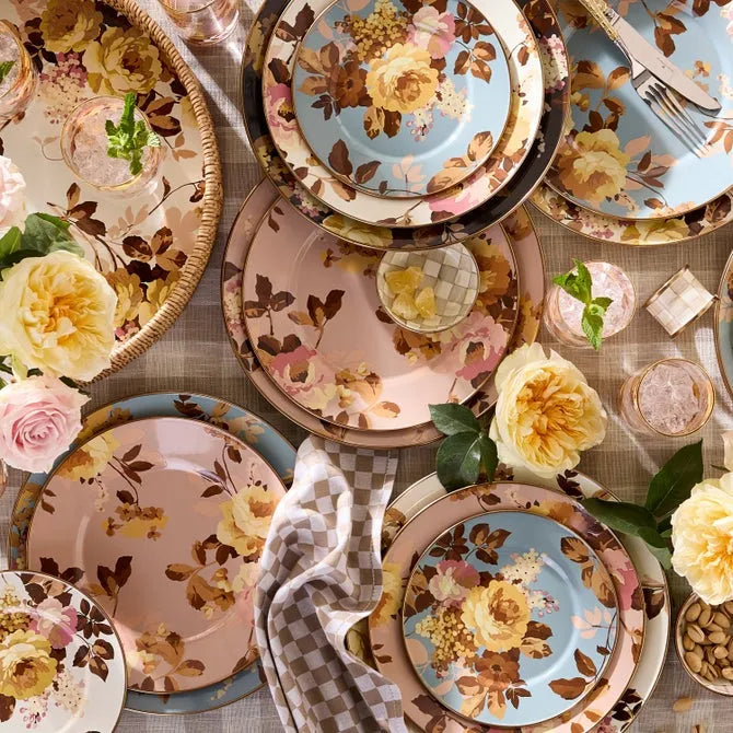 Wild Rose Mauve Dinner Plate