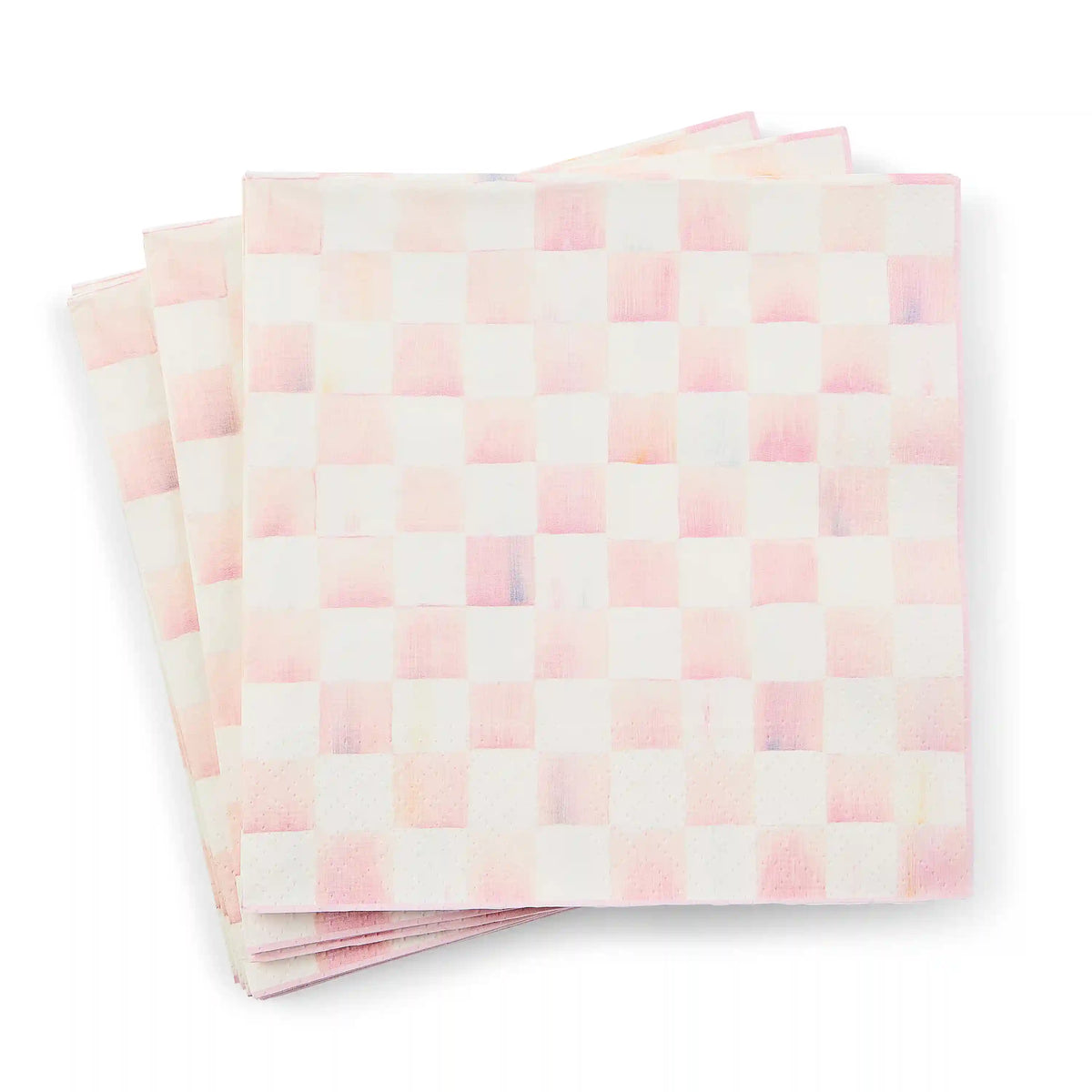 Mocha Check Dinner Paper Napkins