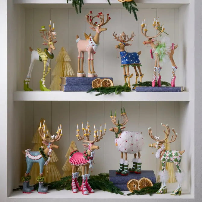 Patience Brewster Dash Away Cupid Reindeer Figure