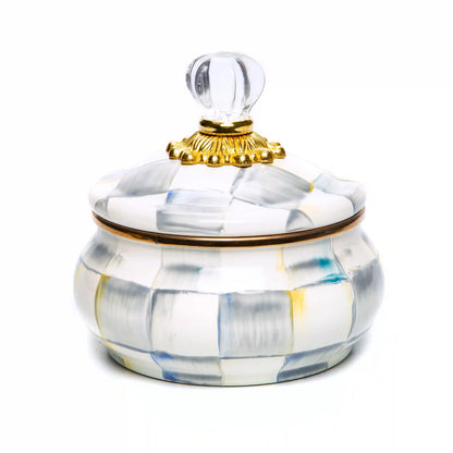 Royal Check Squashed Pot