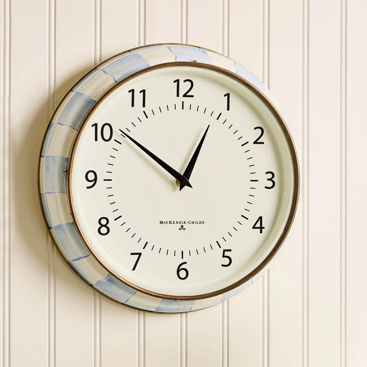Sterling Check School Wall Clock