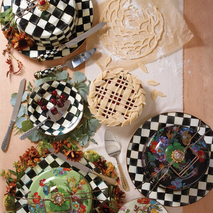 Wild Rose Brown Cake Carrier