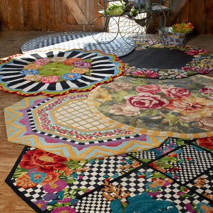 Cutting Garden 6' Round Rug