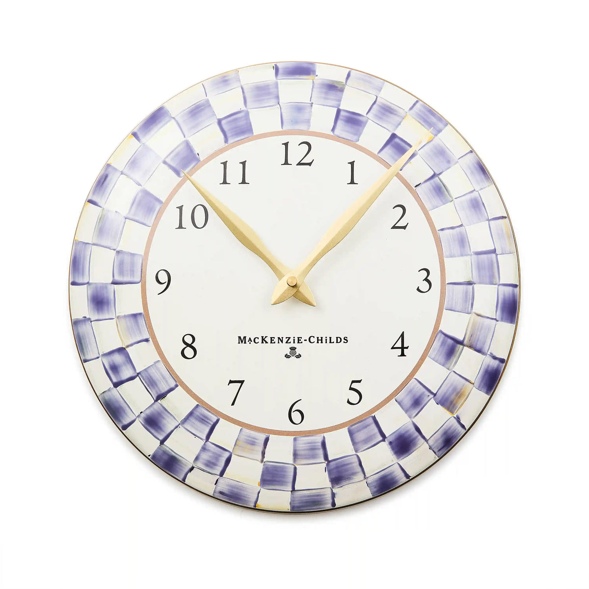 Royal Check Wall Clock