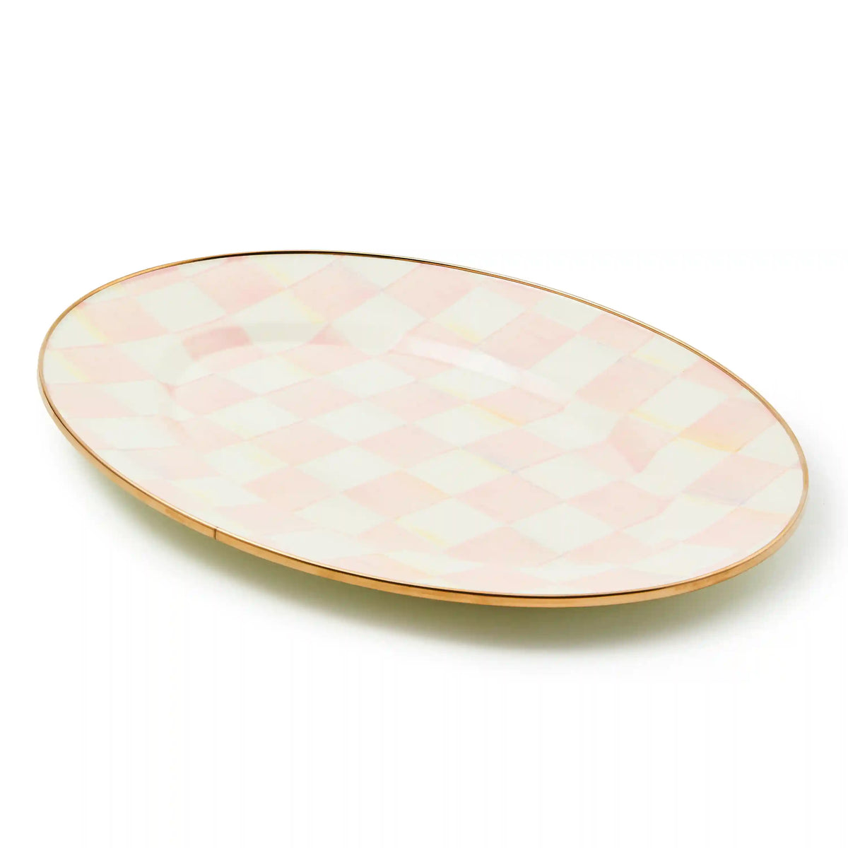 Courtly Check Small Oval Platter
