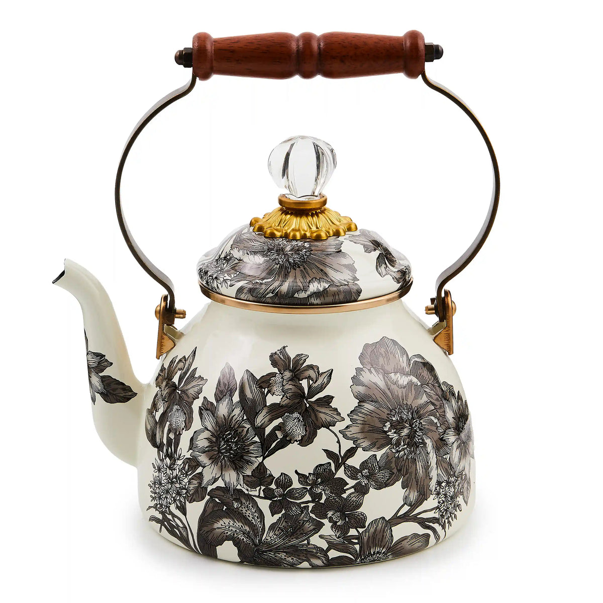 Wildflowers Pink 2 Quart Tea Kettle
