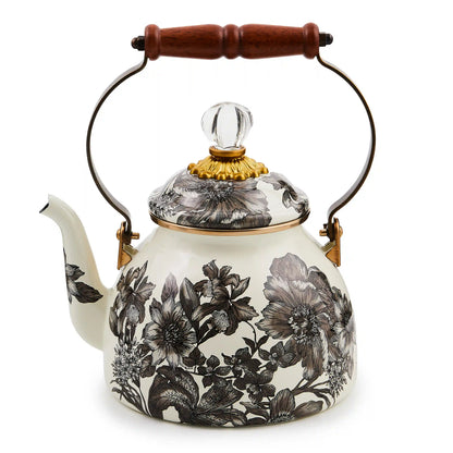 Wildflowers Pink 2 Quart Tea Kettle