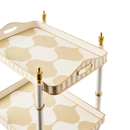 Mocha 3-Tier Tray Table