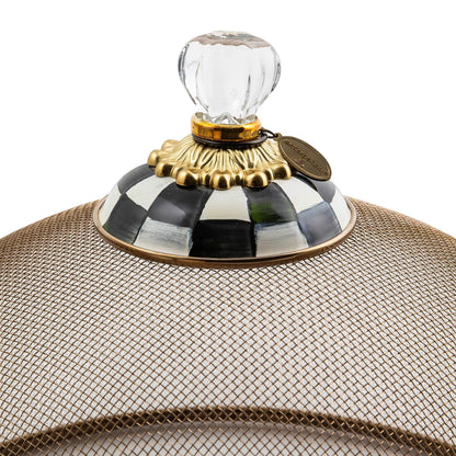 Courtly Check Small Mesh Dome