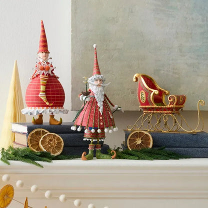 Patience Brewster Dash Away Dashing Santa Figure