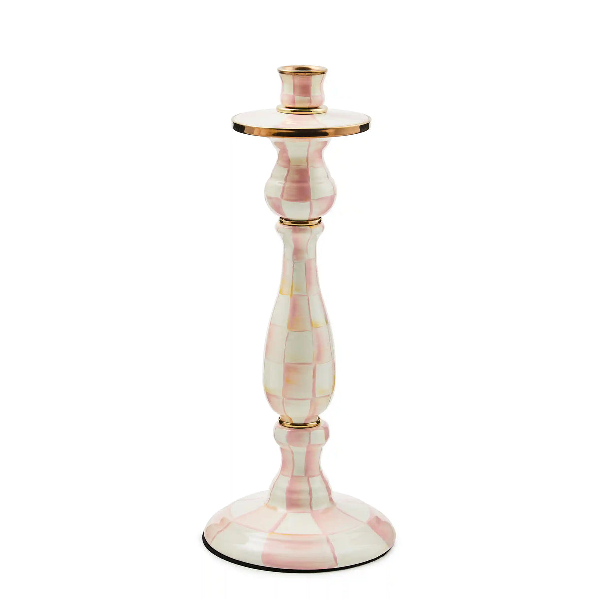 Rosy Check Large Candlestick