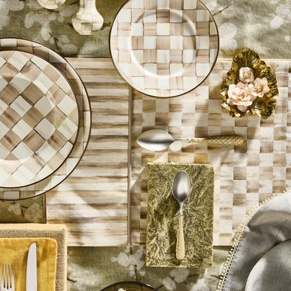 Rosy Check Table Runner