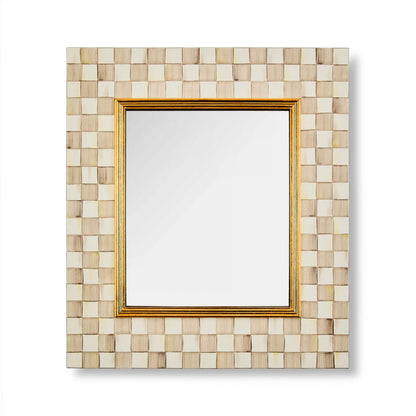 Courtly Check Enamel Wall Mirror