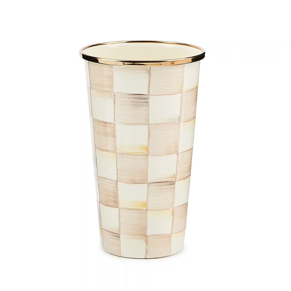 Mocha Check 20 Ounce Tumbler