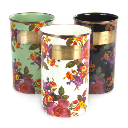 Wild Rose Slate Utensil Holder