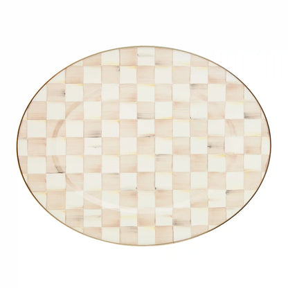 Courtly Check Large Oval Platter