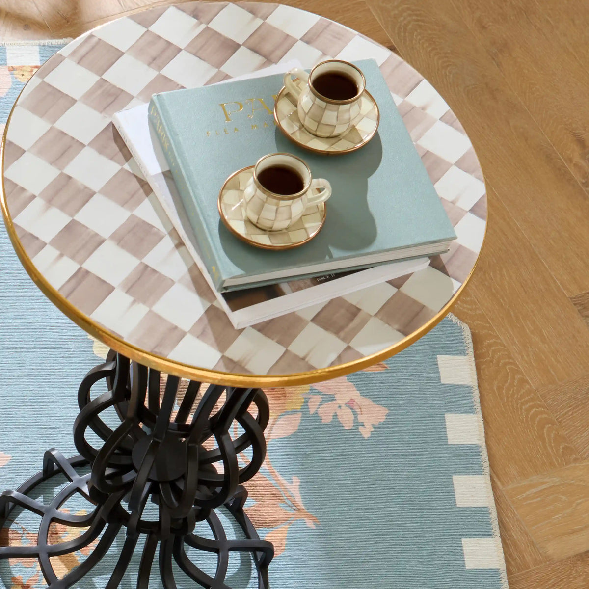 Courtly Check Espresso Cup & Saucer Set