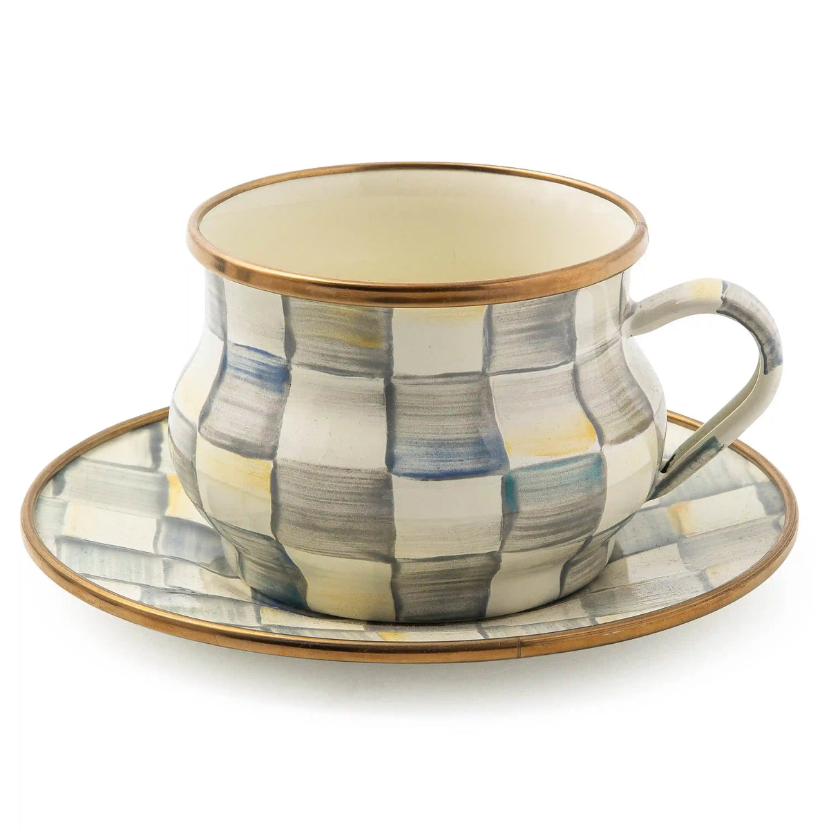 Sky Check Saucer