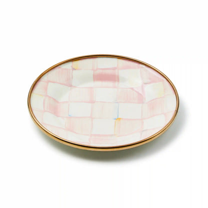 Sterling Check Appetizer Plates, Set of 4