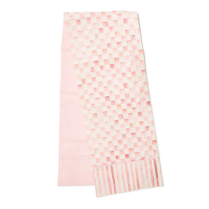 Mocha Check Table Runner