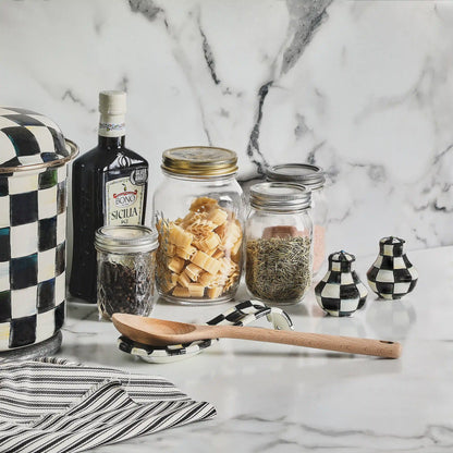 Royal Check Large Salt & Pepper Shakers