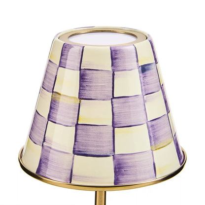 Sterling Check LED Rechargeable Cafe Table Lamp