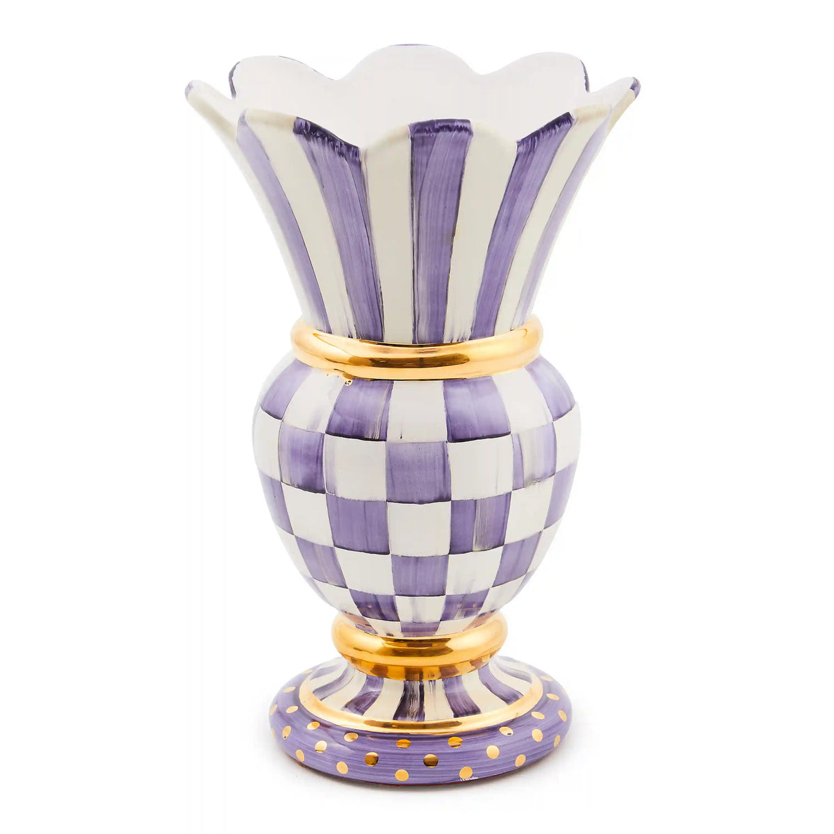 Sterling Check Great Vase