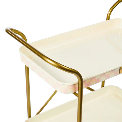 Courtly Check 3-Tier Kitchen Cart