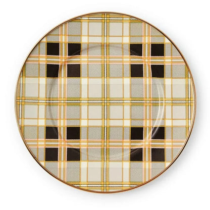 Tartan Mocha Salad Plate