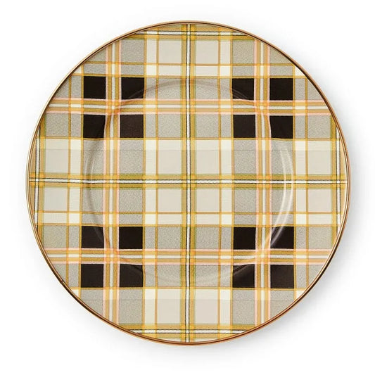 Tartan Mocha Salad Plate