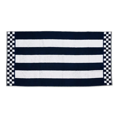 Indigo Stripe Bath Towel