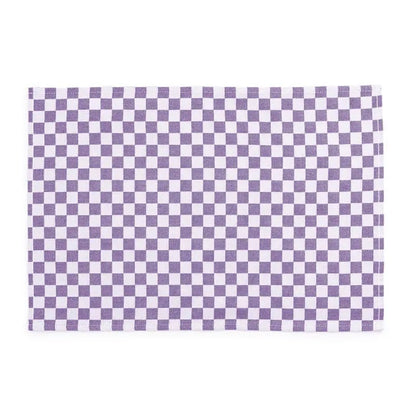 Violet Check Placemat, Set of 4