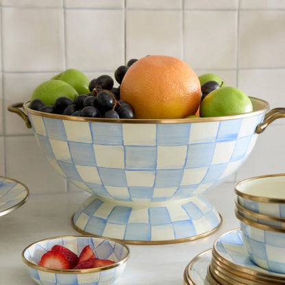 Violet Check Everything Bowl