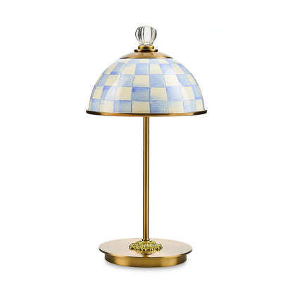 Rosy Check LED Rechargeable Dome Table Lamp