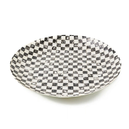 Rosy Check Capiz Decorative Bowl