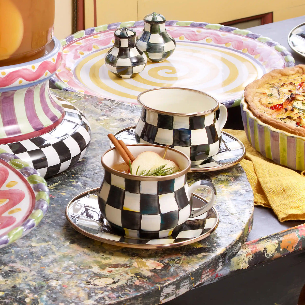 Rosy Check Saucer