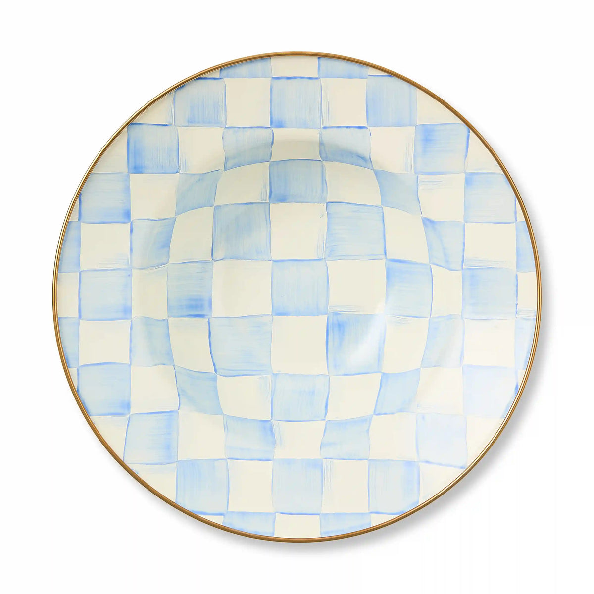 Rosy Check Serving Bowl