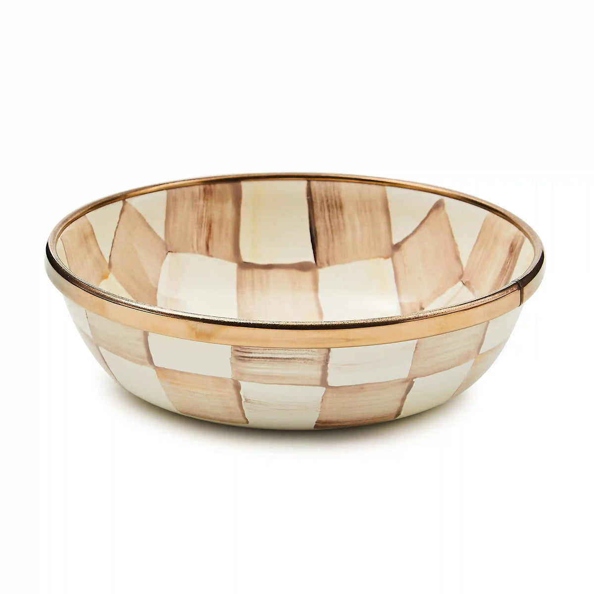 Violet Check Relish Dish