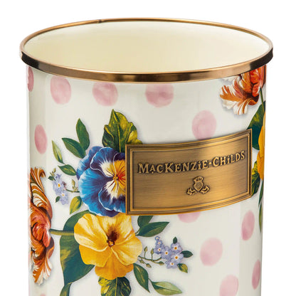 White Flower Market Utensil Holder