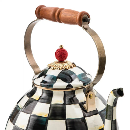 Rosy Check 3 Quart Tea Kettle