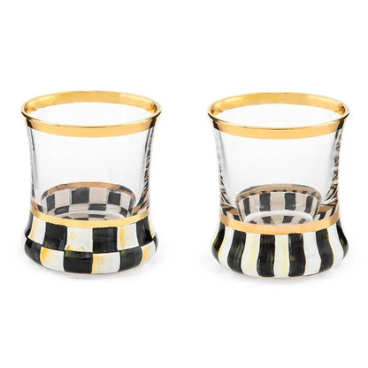 Courtly Check Shot Glass