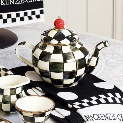 Sky Check 4 Cup Teapot
